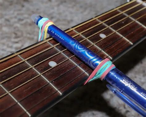 capo homemade|homemade capo for beginners.